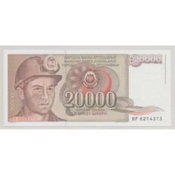 Yougoslavie - 20000 Dinars 1987 - Neuf