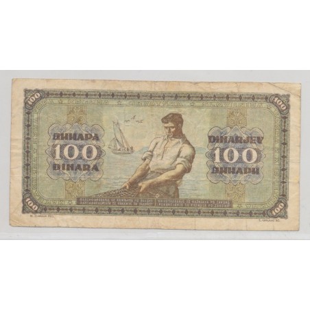 Yougoslavie - 100 Dinars 1946 - TB+