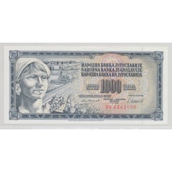 Yougoslavie - 1000 Dinars 1981 - Neuf