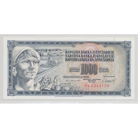 Yougoslavie - 1000 Dinars 1981 - Neuf