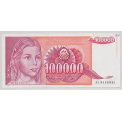 Yougoslavie - 100000 Dinars 1989 - Neuf