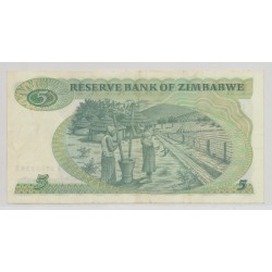Zimbabwe - 5 dollars 1983 - TTB 2