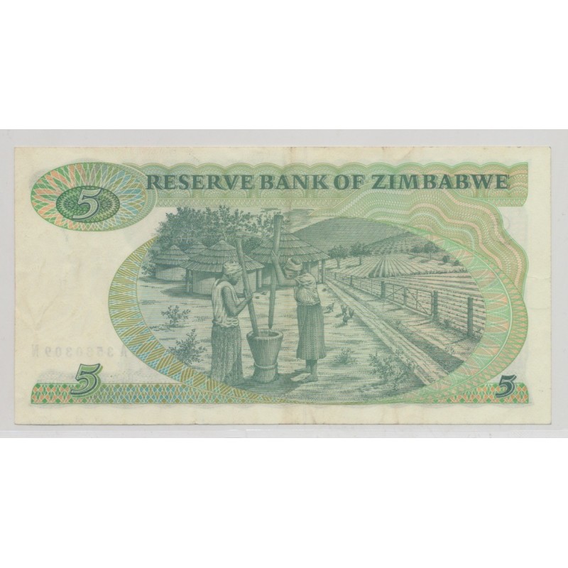 Zimbabwe - 5 dollars 1983 - TTB