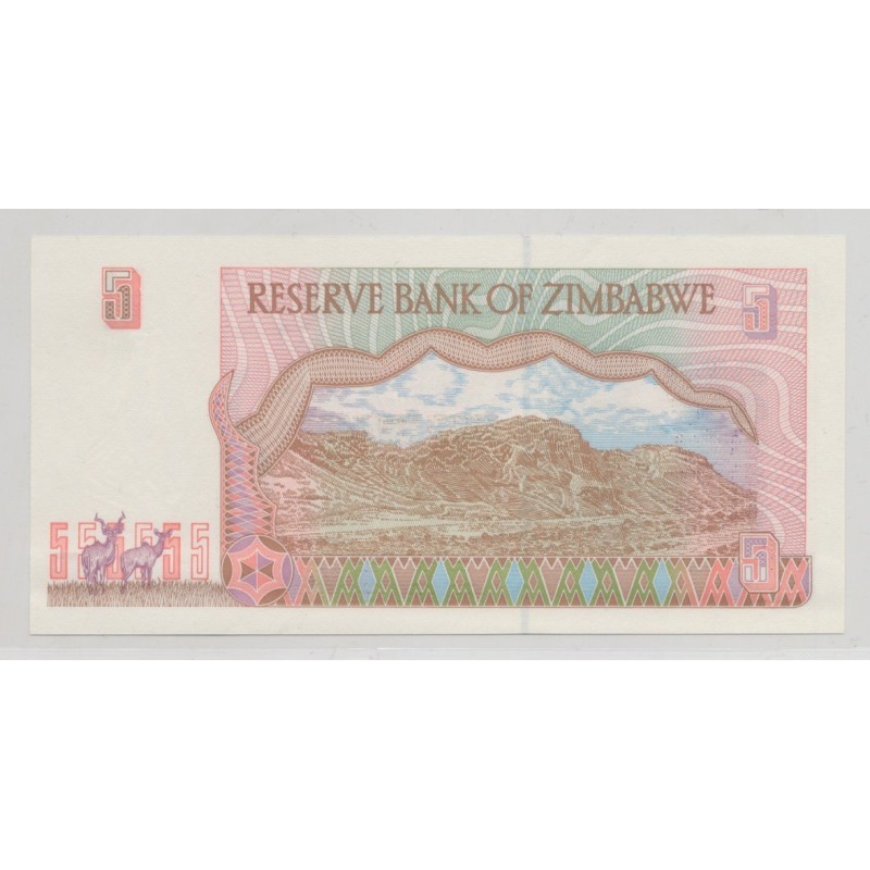 Zimbabwe - 5 dollars 1997 - Neuf