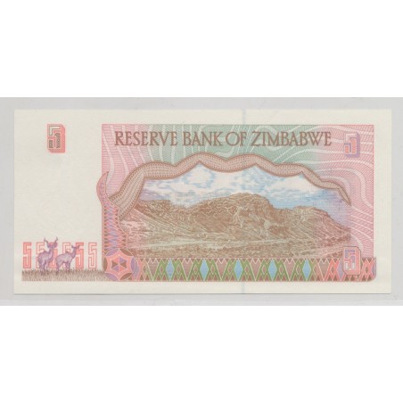 Zimbabwe - 5 dollars 1997 - Neuf