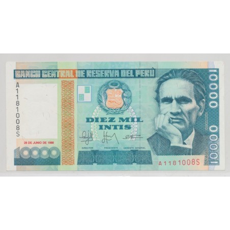 Pérou - 10000 Intis - 1988 - Neuf