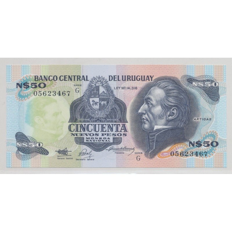 Uruguay - 50 Nouveau pesos - Neuf