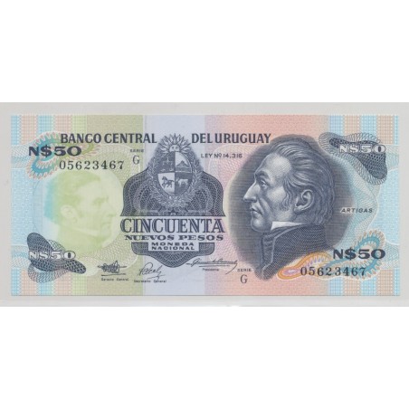 Uruguay - 50 Nouveau pesos - Neuf