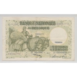 Belgique - 50 Francs-10 Belgas - 22.03.1947 - TTB