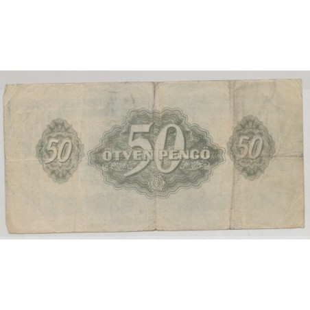 Hongrie - 50 Pengo 1944 - sous occupation Russe - TB