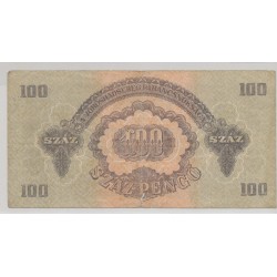 Hongrie - 100 Pengo 1944 - sous occupation Russe - TB+ 2