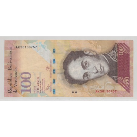 Vénézuéla - 100 Bolivares 2015 - TTB