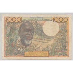 Afrique de l'ouest - 1000 Francs - K Sénégal - TB+ 2