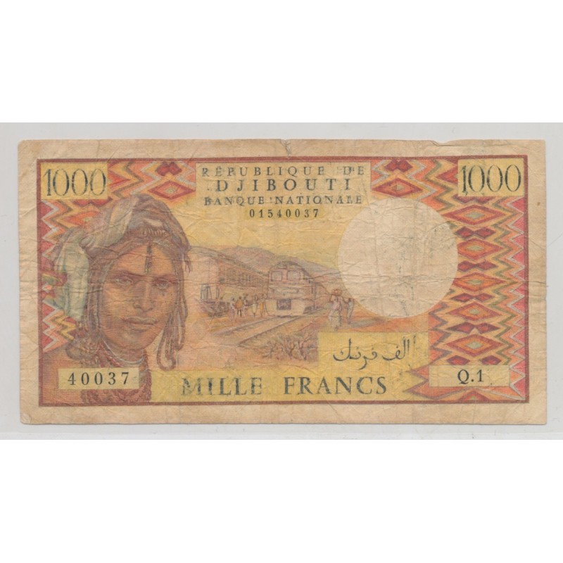 Djibouti - 1000 Francs - TB