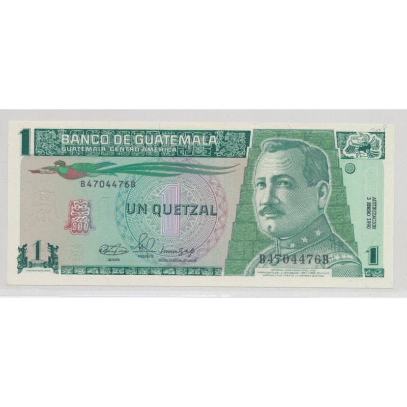 Guatemala - 1 Quetzal 1990 - Neuf