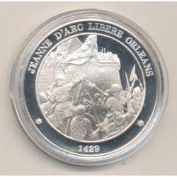 Médaille - Jeanne d'arc Libère Orléans - 1492 - argent - FDC