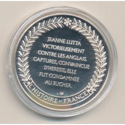 Médaille - Jeanne d'arc Libère Orléans - 1492 - argent - FDC 2