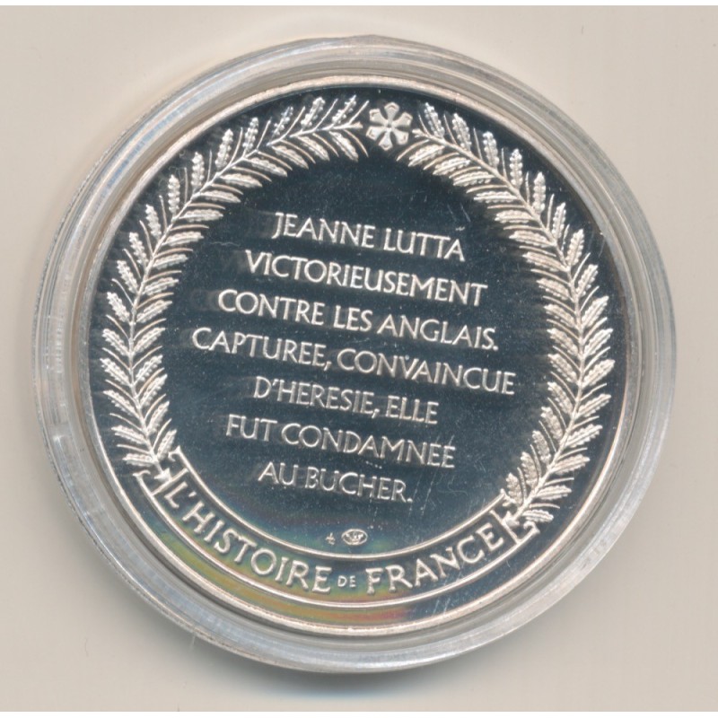Médaille - Jeanne d'arc Libère Orléans - 1492 - argent - FDC
