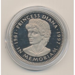 Libéria - 5 Dollars 1997 - Princesse Diana - cupro-nickel - FDC