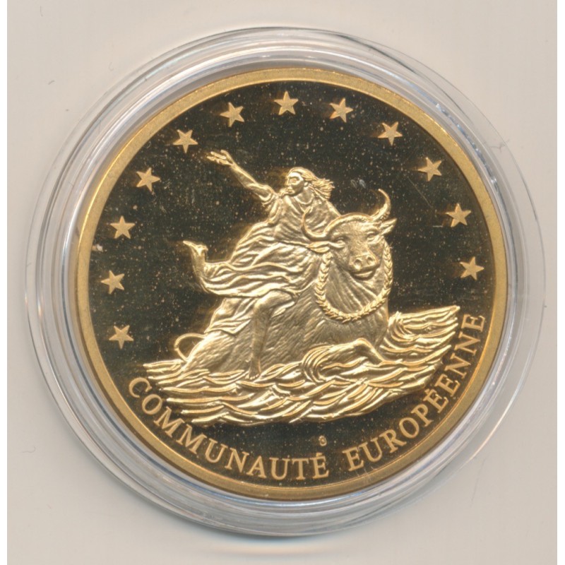 Ecu EUROPA - 1995 - cuivre doré