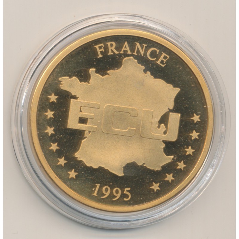 Ecu EUROPA - 1995 - cuivre doré