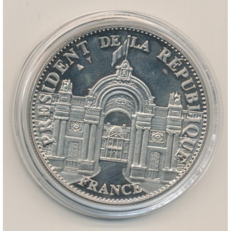 Médaille - Georges Pompidou - Président de la République - portrait sur la droite
