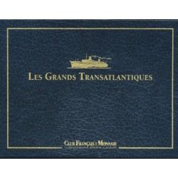 Coffret 12 Médailles - Les Géants des mers - Paquebots Transatlantiques