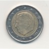 Monnaie Fautée - 2 Euro 2004 Belgique - surplus métal sur le front - TTB