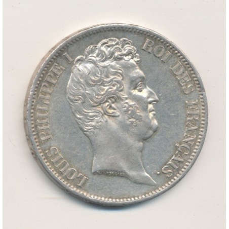 5 Francs Louis philippe I - 1831 A Paris - Tranche en relief