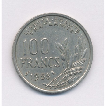 100 Francs Cochet - 1958 Chouette - SUP
