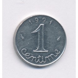 1 centime épi - 1991 - frappe monnaie - TTB+