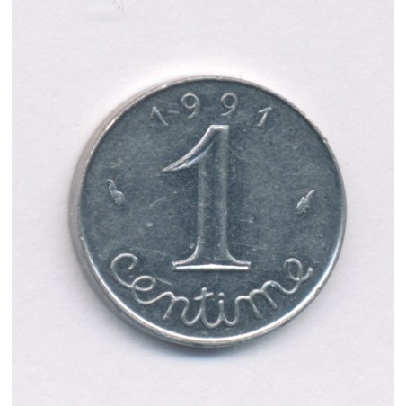 1 centime épi - 1991 - frappe monnaie - TTB+