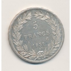 5 Francs Louis philippe I - 1831 A Paris - Tranche en relief 2