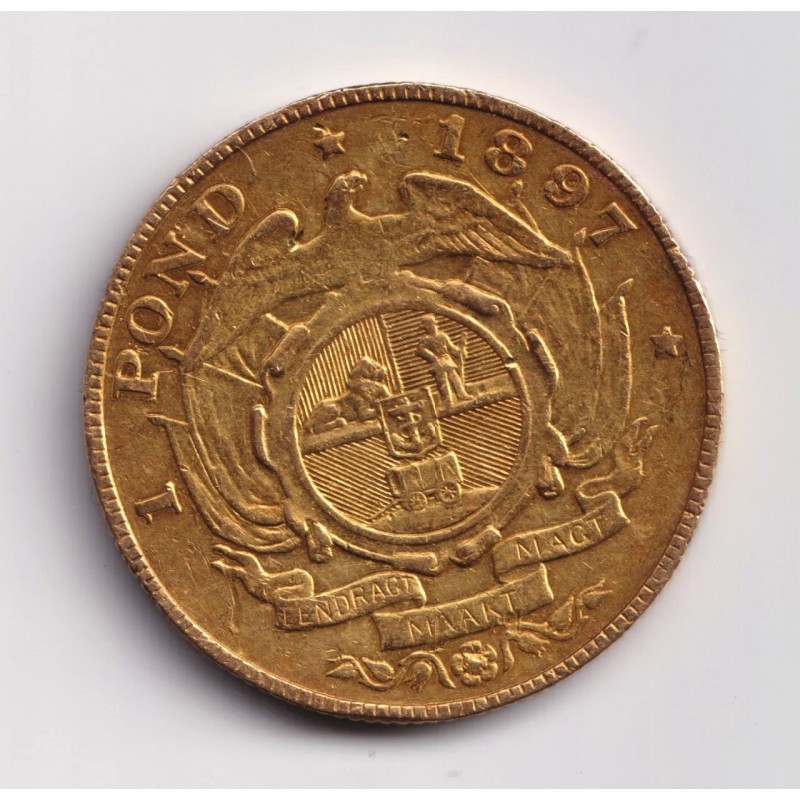 Afrique du sud - 1 Pond 1897 - Prétoria - TB+