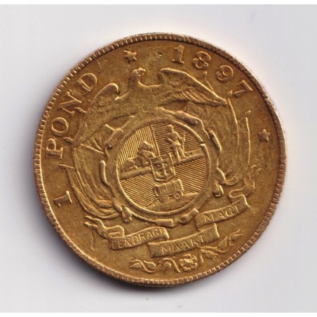 Afrique du sud - 1 Pond 1897 - Prétoria - TB+