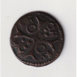 Louis XIII - Denier Cervera - Principauté Catalogne - TTB 2