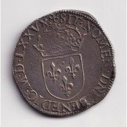 Charles IX - Teston 1575 D Lyon - argent - TTB/TTB+  2