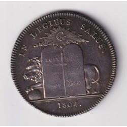 Jeton Maçonnique - Loge Thémis de l'Orient de Paris - 1804 - argent - Napoléon I - SUP  2