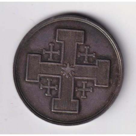 Jeton Maçonnique - Loge de Saint Jean de Jérusalem - Orient Paris - 1778 - argent - SUP