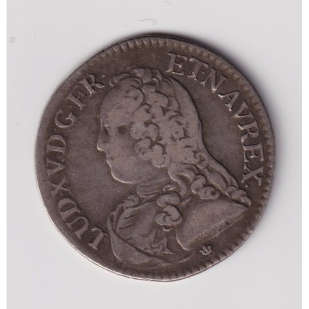 Louis XV - 1/5 écu aux branches d'olivier - 1727 D Lyon - TB