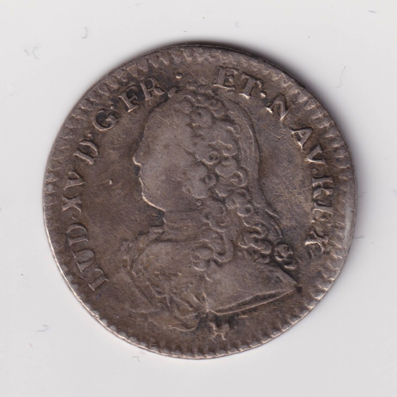 Louis XV - 1/10 écu branches d'olivier - 1726 N Montpellier - TB