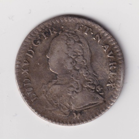 Louis XV - 1/10 écu branches d'olivier - 1726 N Montpellier - TB