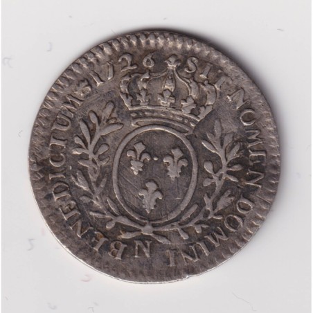 Louis XV - 1/10 écu branches d'olivier - 1726 N Montpellier - TB
