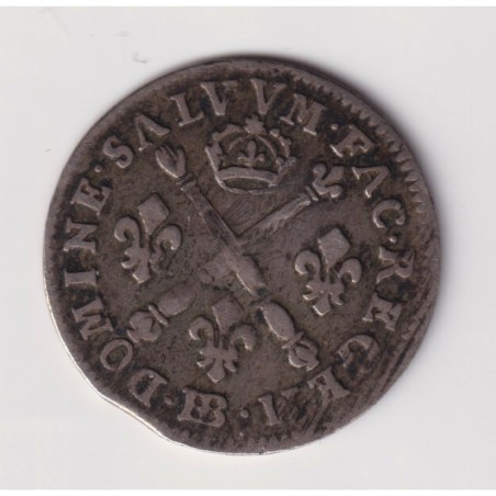 Louis XIV - 5 Sols aux insignes - 1703 BB Strasbourg - TB+