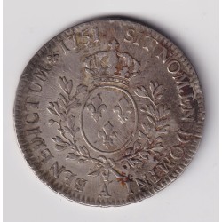 Louis XV - Écu au bandeau - 1751 A Paris - TB+ 2