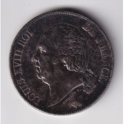 5 Francs Louis XVIII - 1821 W Lille - TTB+