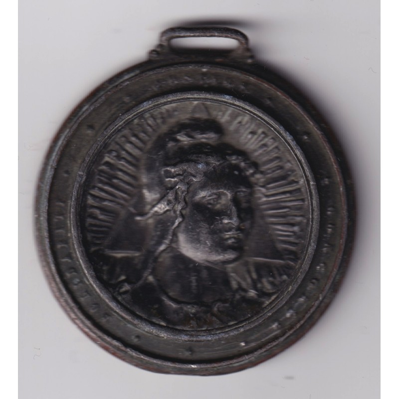 Médaille Maçonnique - Souvenir de la distribution des drapeaux - 1880 - étain  - TTB