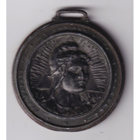 Médaille Maçonnique - Souvenir de la distribution des drapeaux - 1880 - étain  - TTB