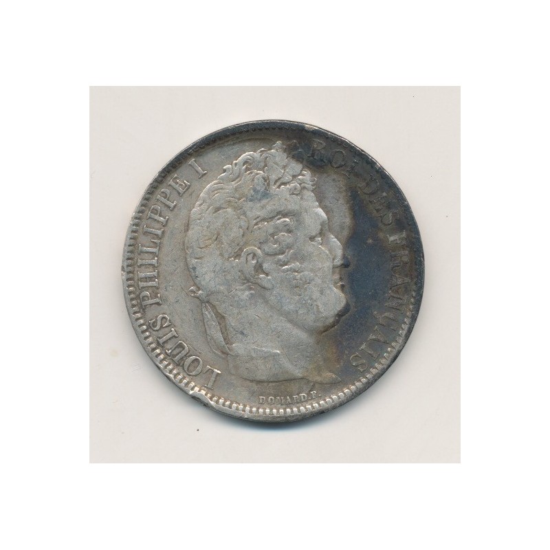 5 Francs Louis philippe I - 1831 MA Marseille - Tranche en creux