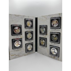 Coffret - 10 Médailles - Thème ordres et décorations - FDC